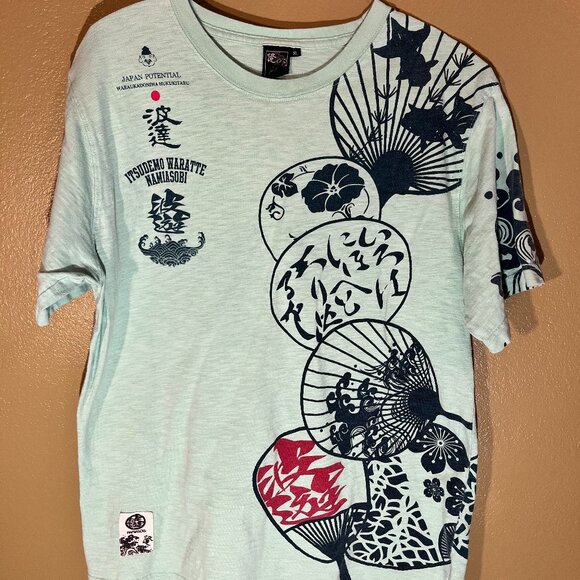 Rare Namitatu Relax Surf Style Men’s XL Light Green T-Shirt - Picture 1 of 13